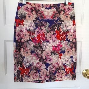 Talbots Floral Mini Skirt 6p